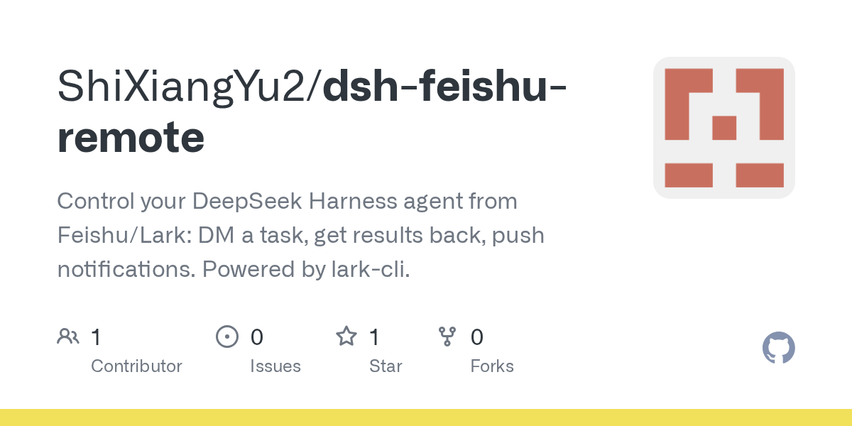 ShiXiangYu2/dsh-feishu-remote Screenshot preview