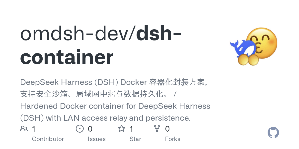 omdsh-dev/dsh-container Screenshot preview