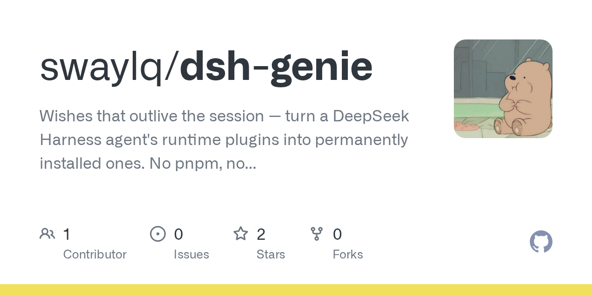 swaylq/dsh-genie Screenshot preview