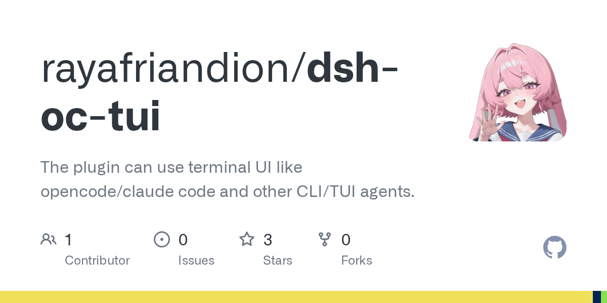 rayafriandion/dsh-oc-tui Screenshot preview
