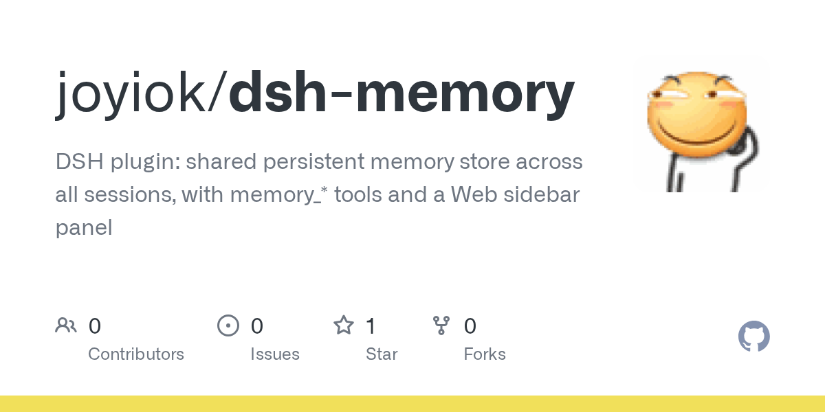 joyiok/dsh-memory Screenshot preview