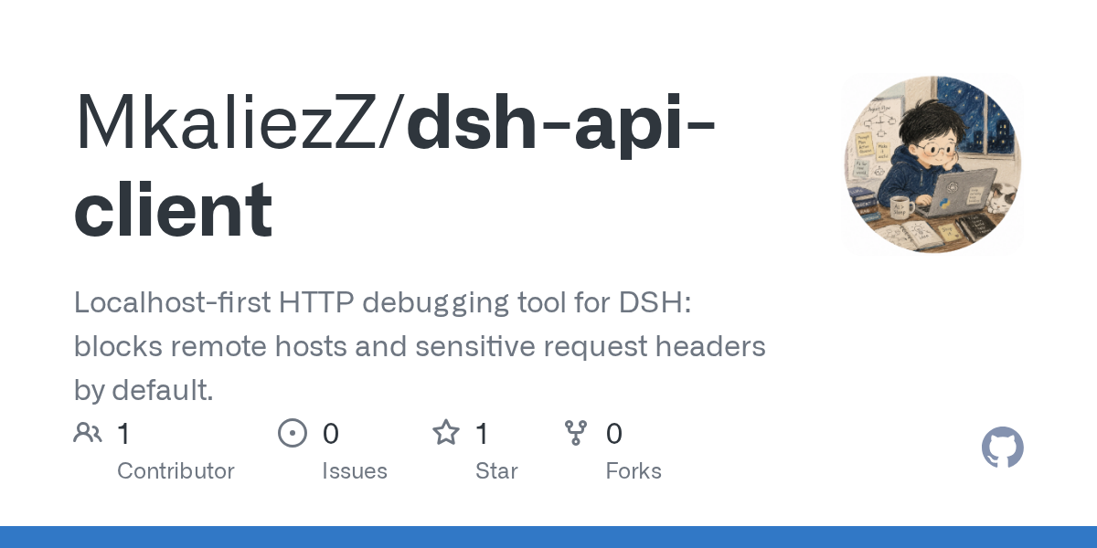 MkaliezZ/dsh-api-client Screenshot preview