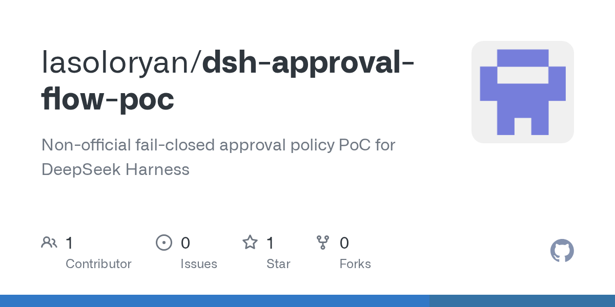 lasoloryan/dsh-approval-flow-poc Screenshot preview