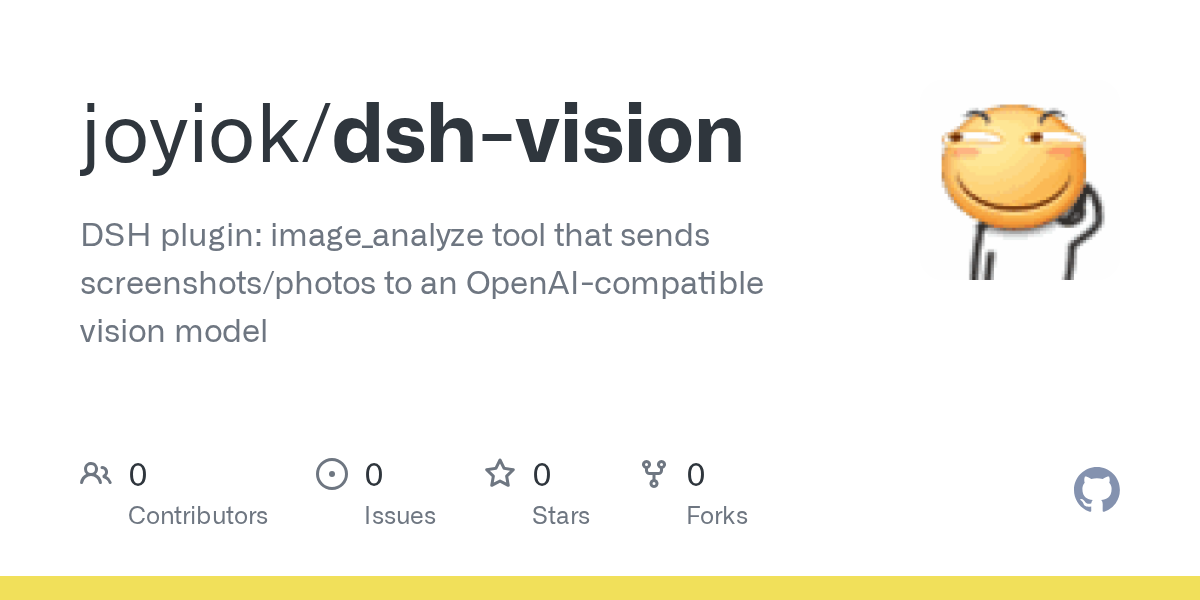 joyiok/dsh-vision Screenshot preview