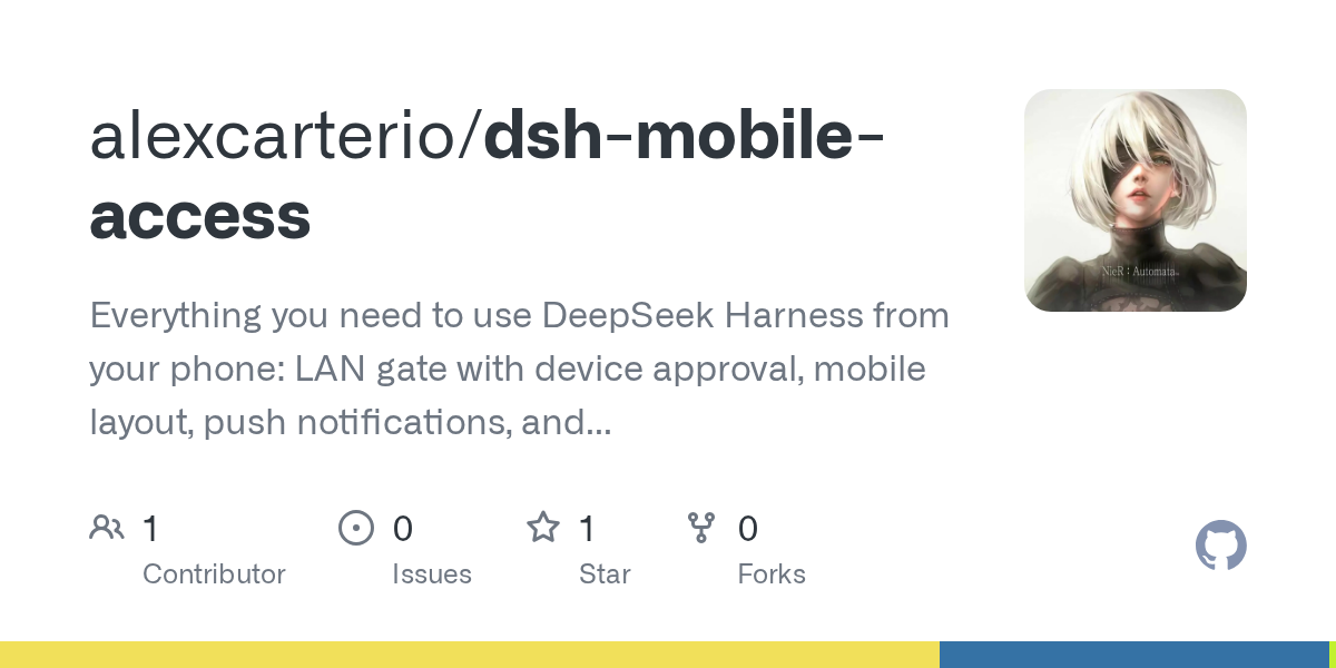 alexcarterio/dsh-mobile-access Screenshot preview