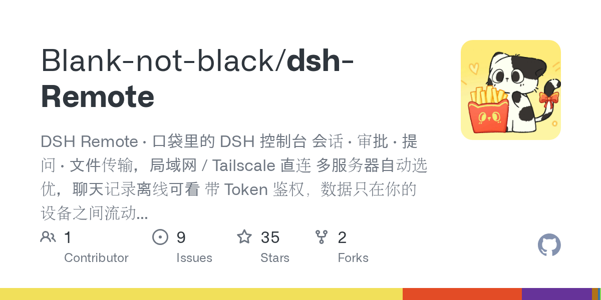 Blank-not-black/dsh-Remote Screenshot preview