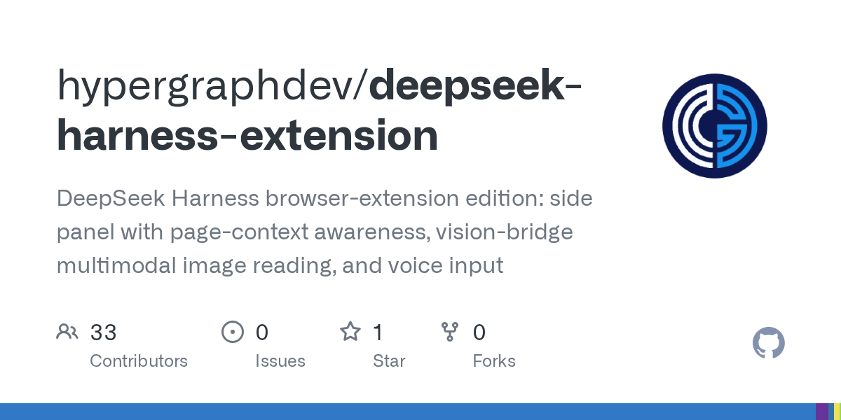 hypergraphdev/deepseek-harness-extension Screenshot preview