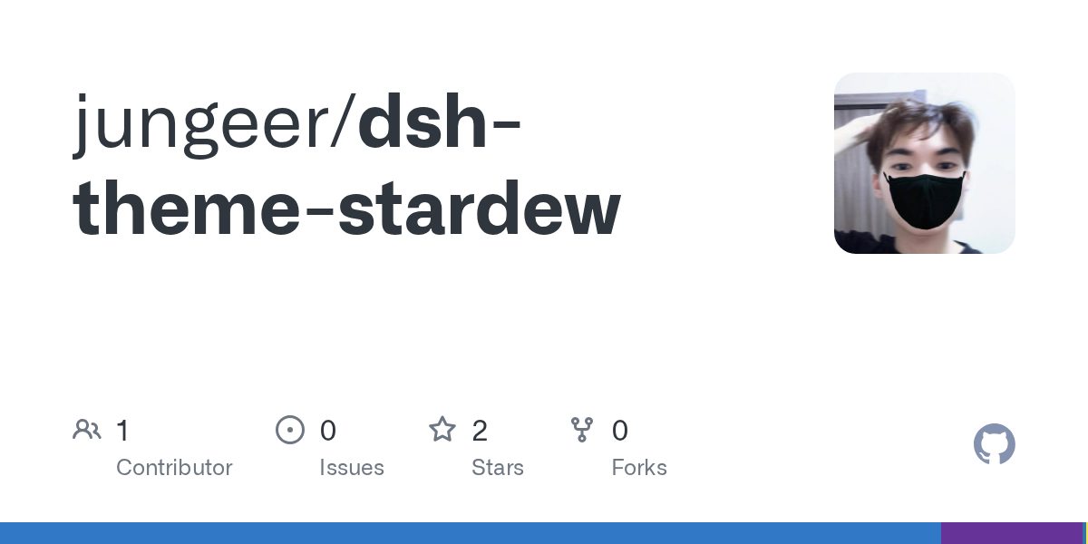 jungeer/dsh-theme-stardew Screenshot preview