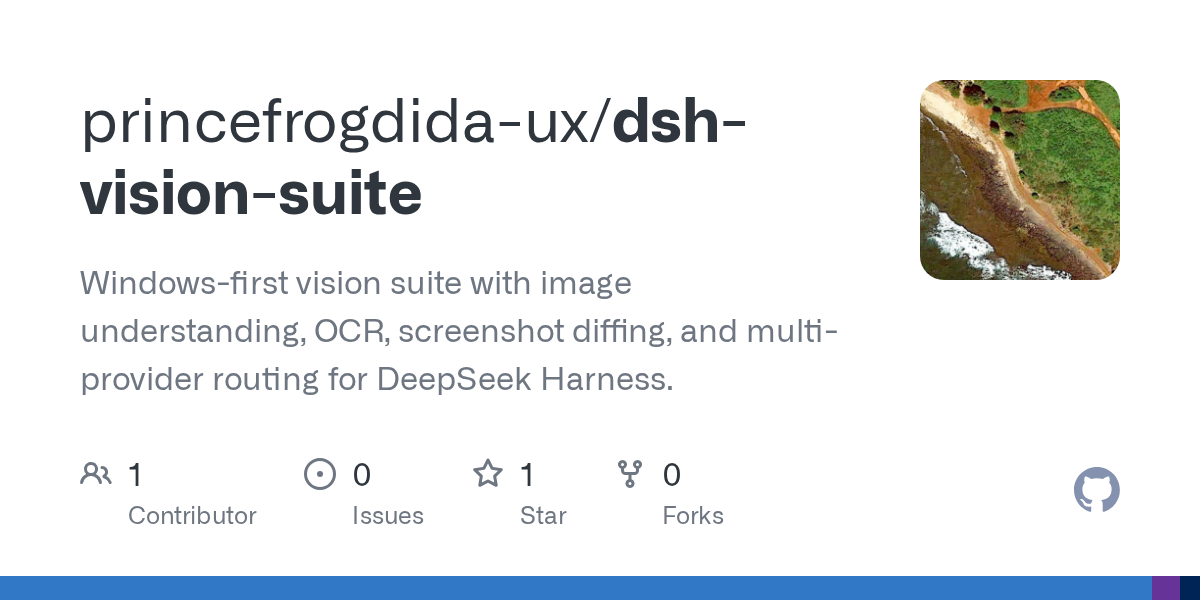 princefrogdida-ux/dsh-vision-suite Screenshot preview