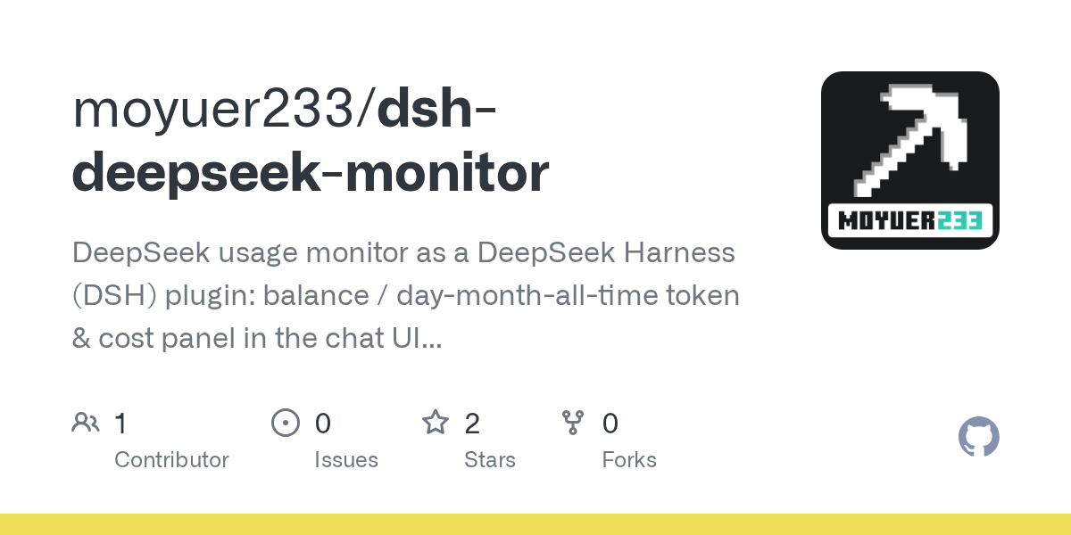 moyuer233/dsh-deepseek-monitor Screenshot preview