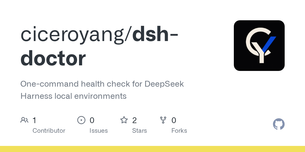 ciceroyang/dsh-doctor Screenshot preview
