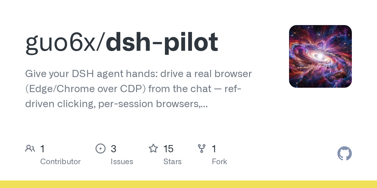 guo6x/dsh-pilot Screenshot preview