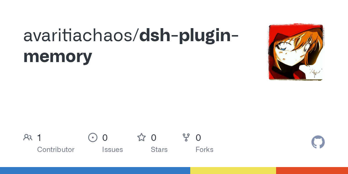 avaritiachaos/dsh-plugin-memory Screenshot preview