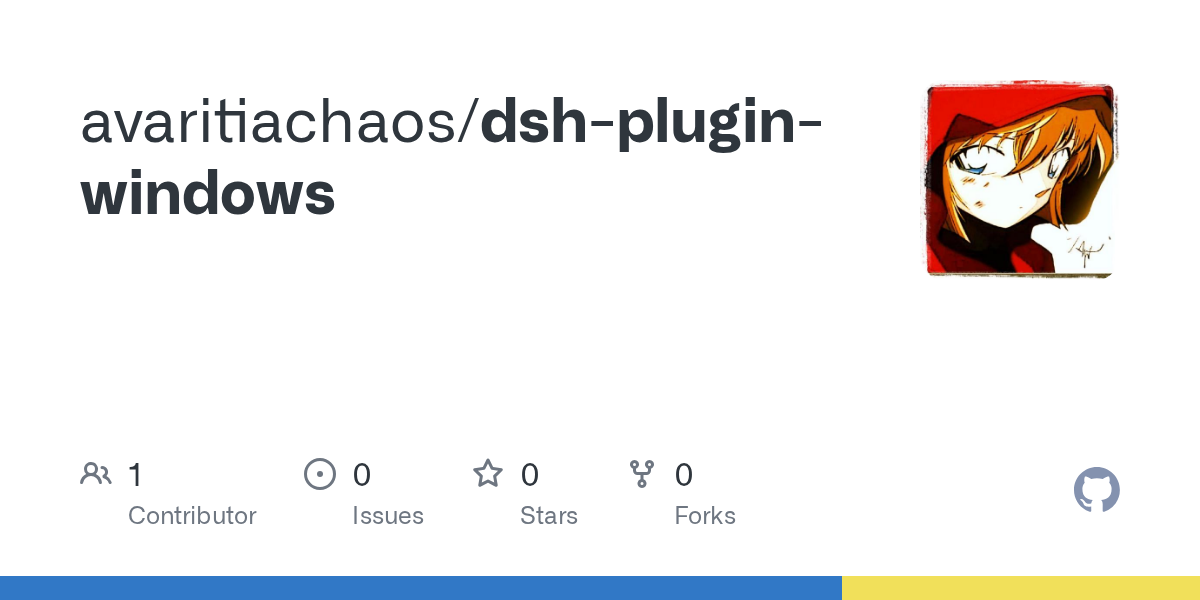 avaritiachaos/dsh-plugin-windows Screenshot preview