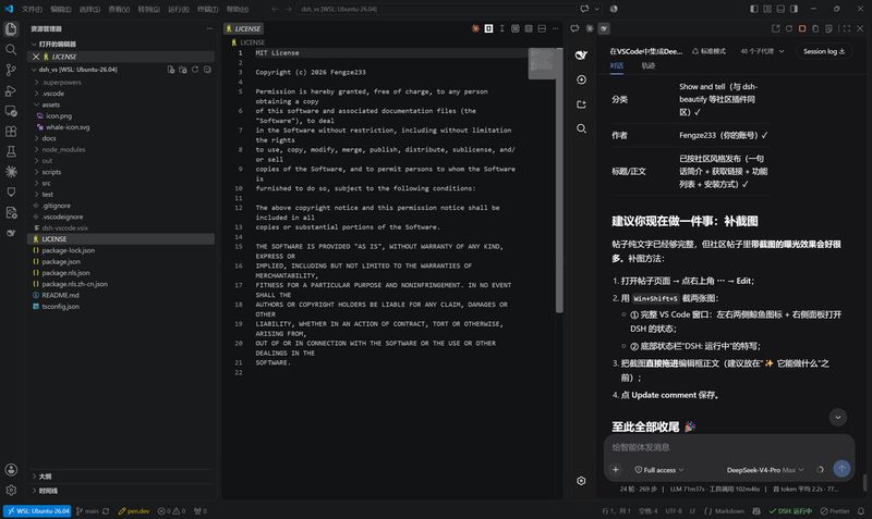 Fengze233/dsh-vscode 截图预览