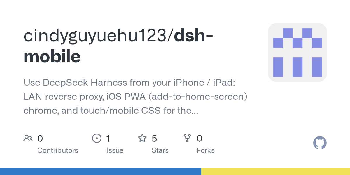 cindyguyuehu123/dsh-mobile Screenshot preview