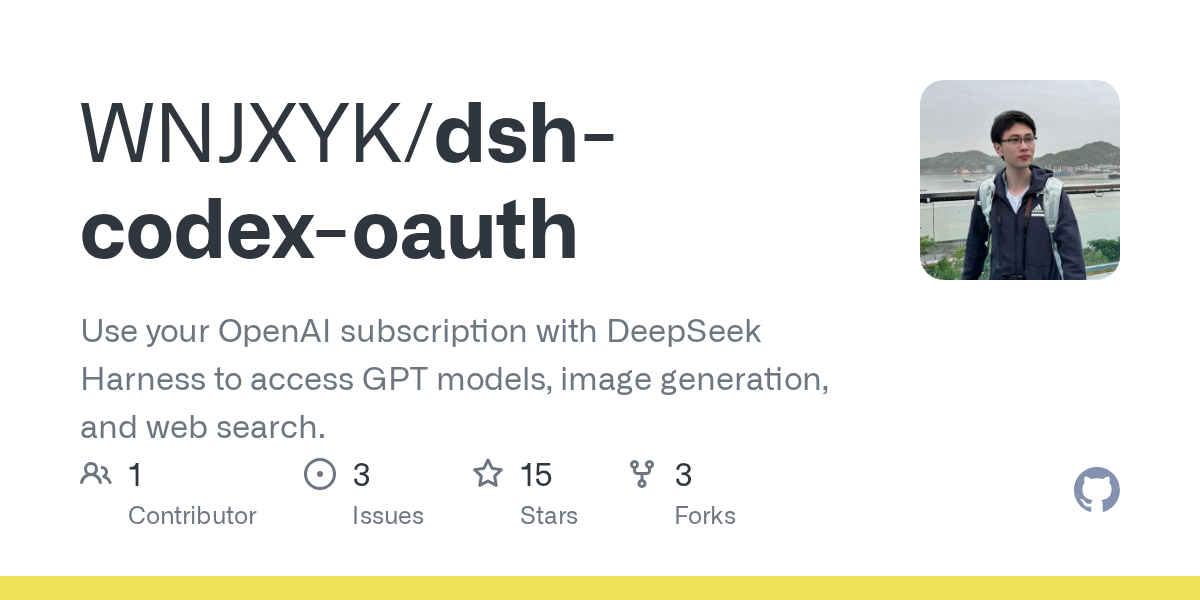 WNJXYK/dsh-codex-oauth Screenshot preview