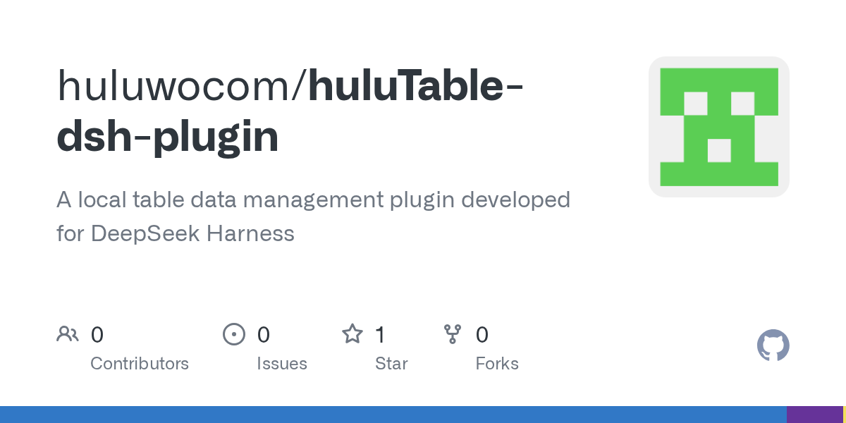 huluwocom/huluTable-dsh-plugin Screenshot preview