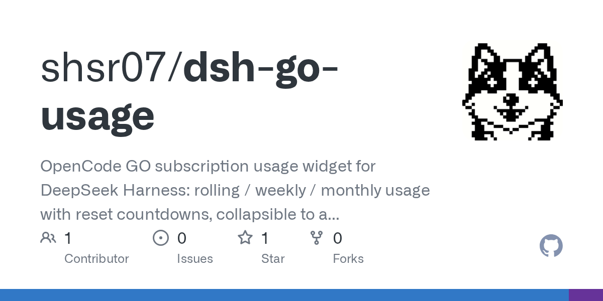 shsr07/dsh-go-usage Screenshot preview