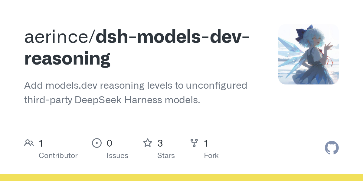 aerince/dsh-models-dev-reasoning Screenshot preview