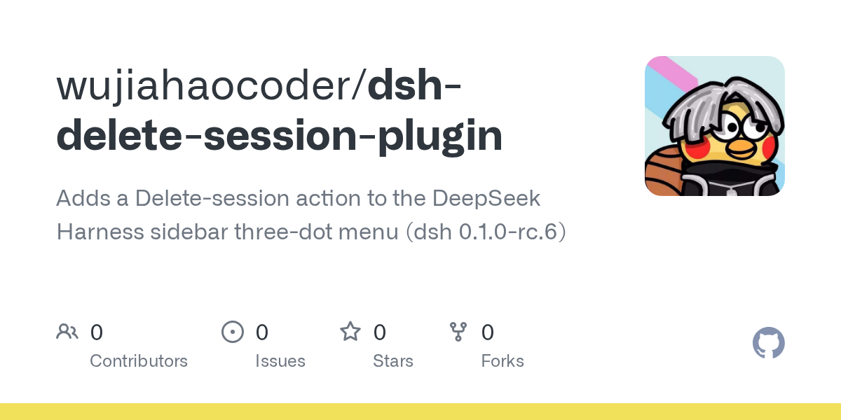 wujiahaocoder/dsh-delete-session-plugin Screenshot preview
