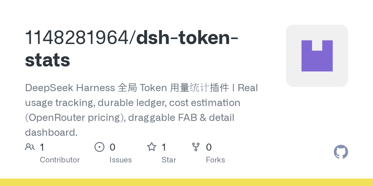 1148281964/dsh-token-stats Screenshot preview