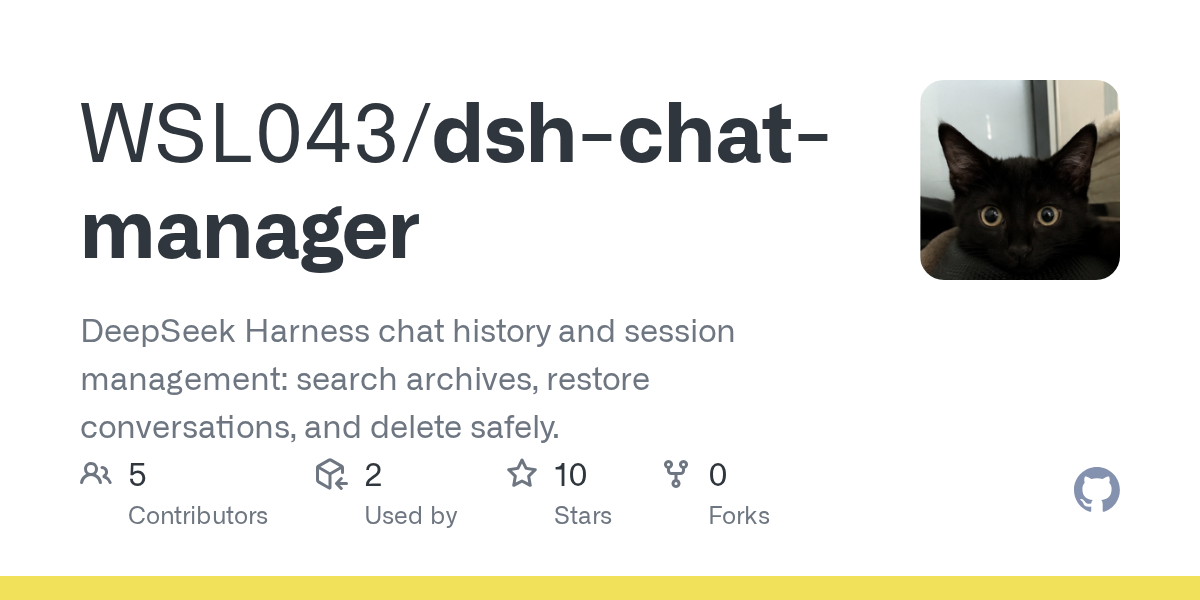WSL043/dsh-chat-manager Screenshot preview