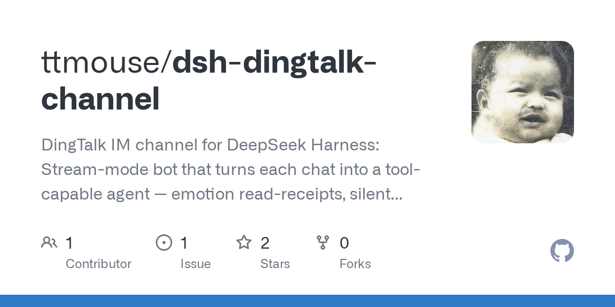 ttmouse/dsh-dingtalk-channel Screenshot preview
