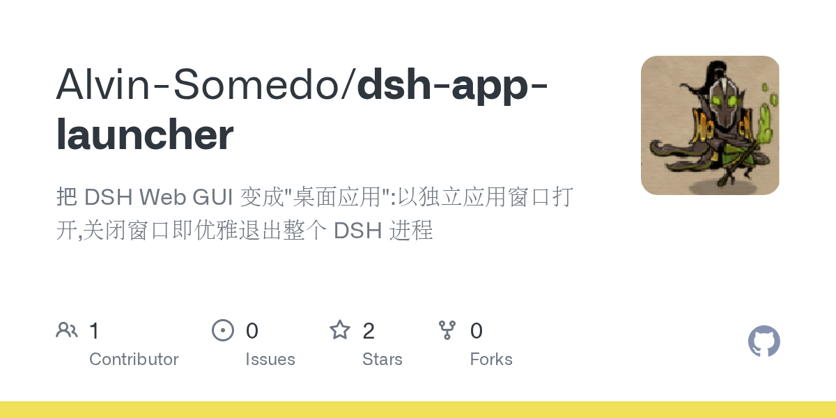 Alvin-Somedo/dsh-app-launcher Screenshot preview