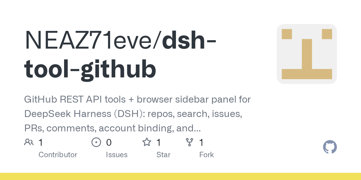 NEAZ71eve/dsh-tool-github Screenshot preview