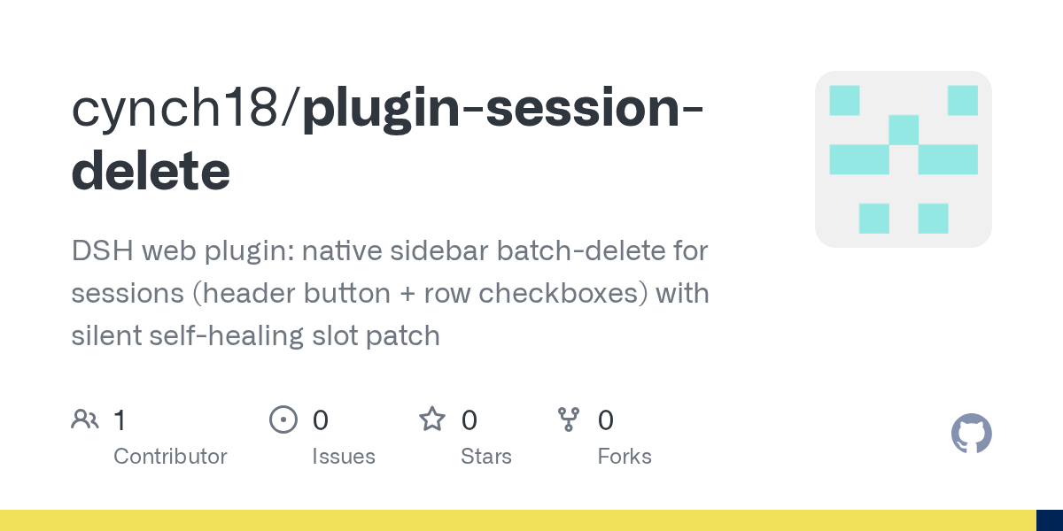 cynch18/plugin-session-delete Screenshot preview