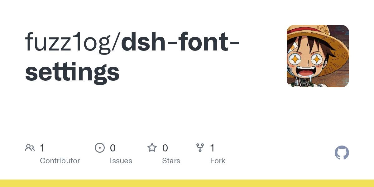 fuzz1og/dsh-font-settings Screenshot preview