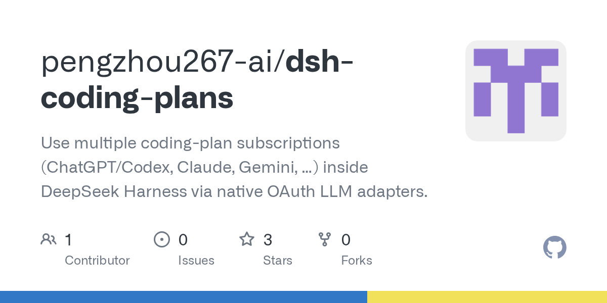 pengzhou267-ai/dsh-coding-plans Screenshot preview