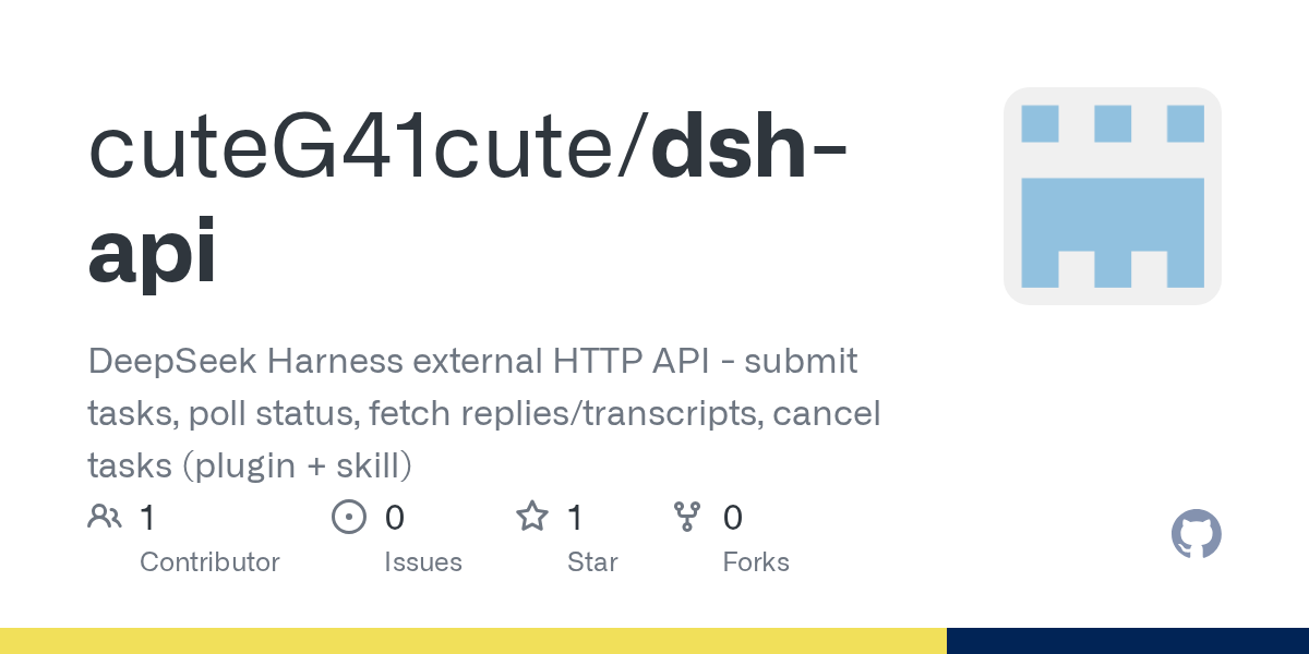 cuteG41cute/dsh-api Screenshot preview