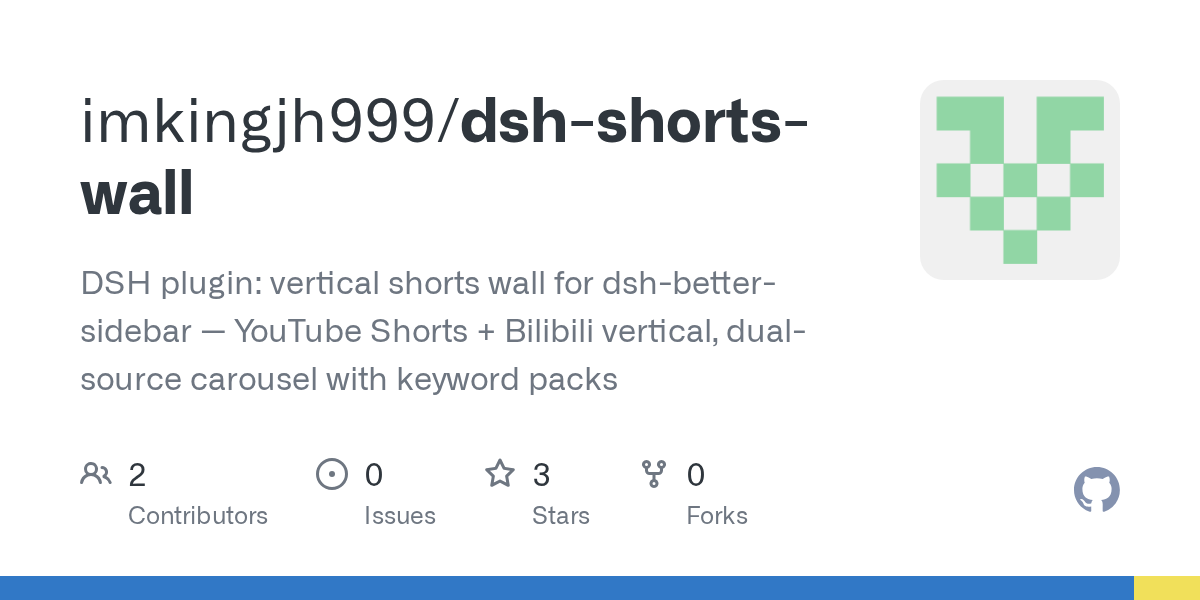 imkingjh999/dsh-shorts-wall Screenshot preview