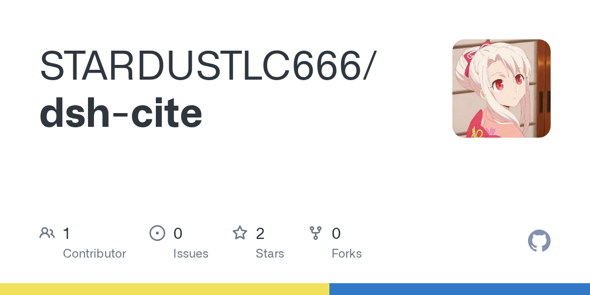 STARDUSTLC666/dsh-cite Screenshot preview