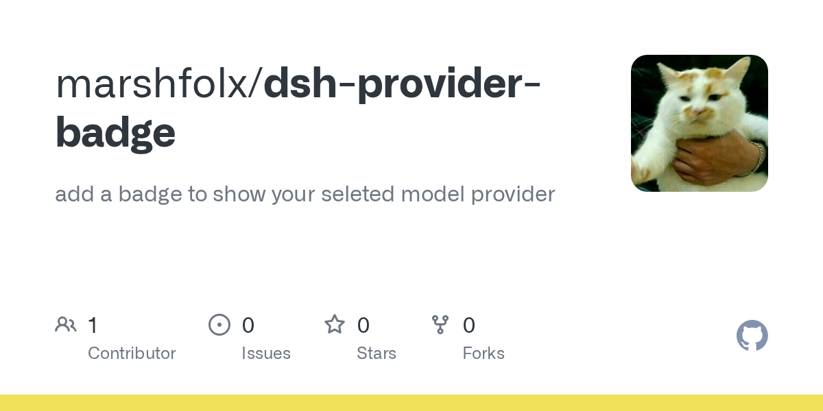 marshfolx/dsh-provider-badge Screenshot preview