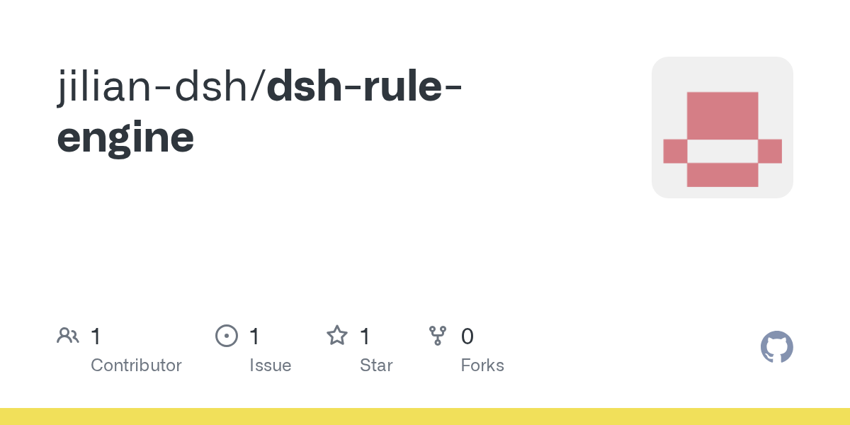 jilian-dsh/dsh-rule-engine Screenshot preview