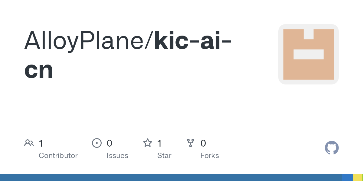 AlloyPlane/kic-ai-cn Screenshot preview