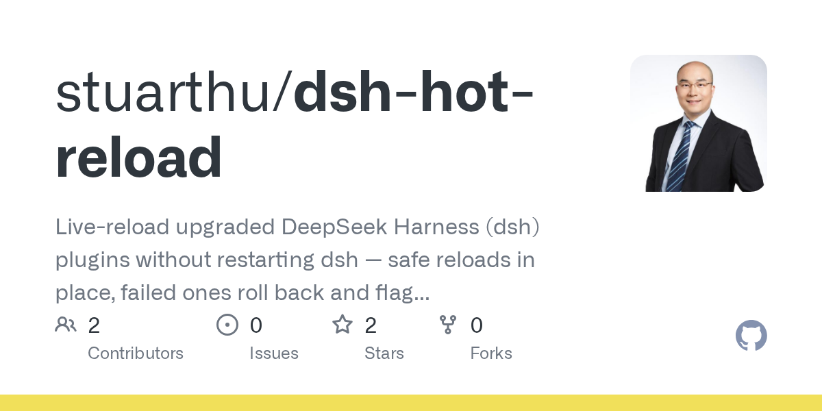 stuarthu/dsh-hot-reload Screenshot preview