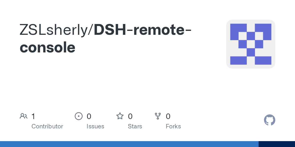 ZSLsherly/DSH-remote-console Screenshot preview