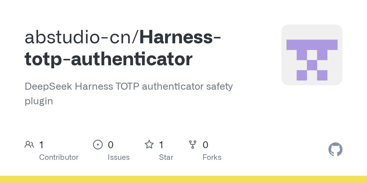 abstudio-cn/Harness-totp-authenticator Screenshot preview