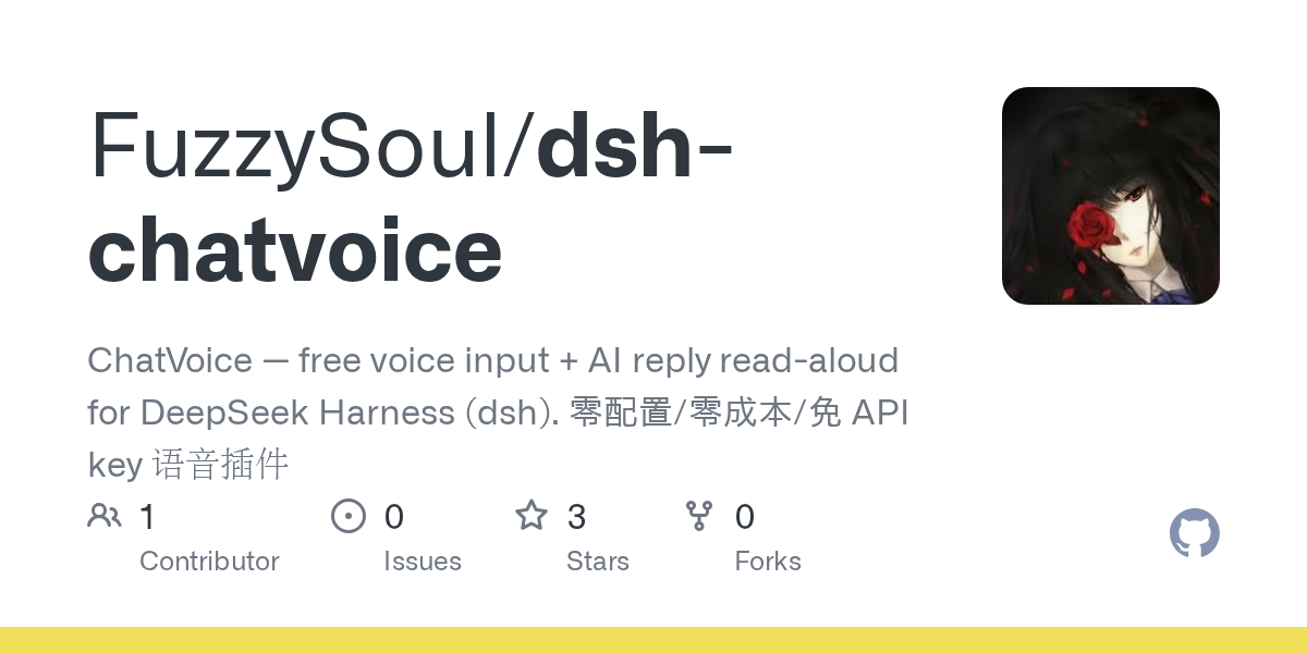 FuzzySoul/dsh-chatvoice Screenshot preview