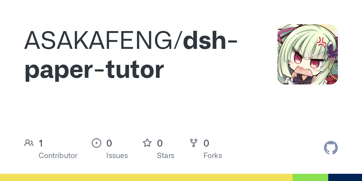 ASAKAFENG/dsh-paper-tutor Screenshot preview