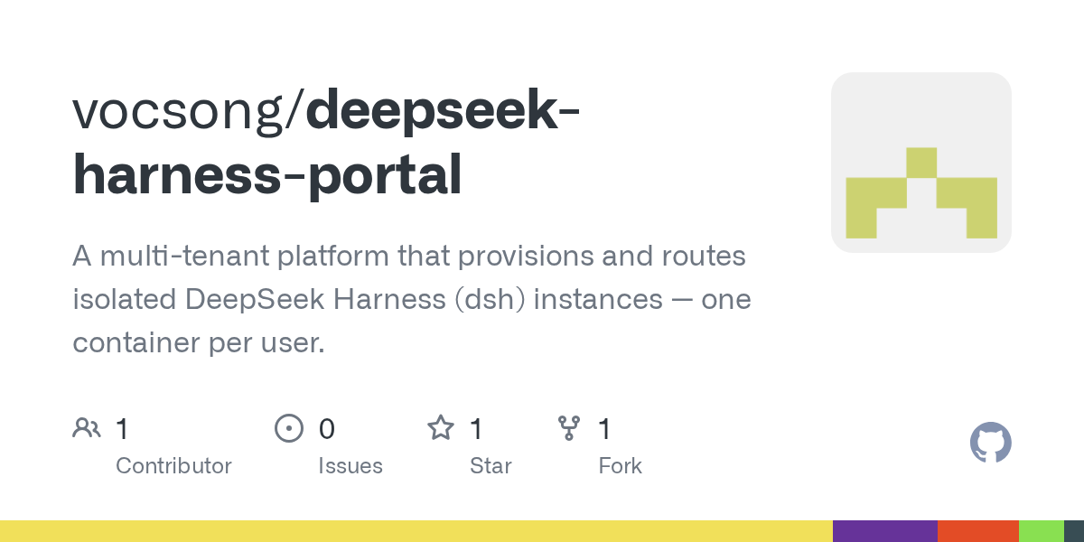 vocsong/deepseek-harness-portal Screenshot preview