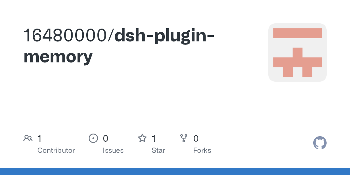16480000/dsh-plugin-memory Screenshot preview
