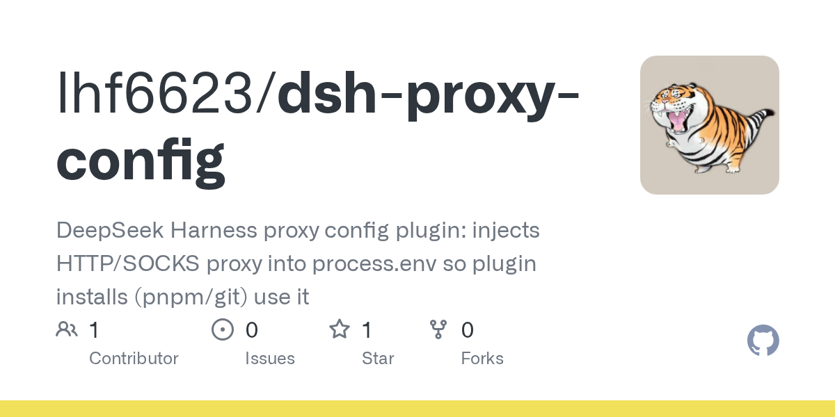 lhf6623/dsh-proxy-config Screenshot preview