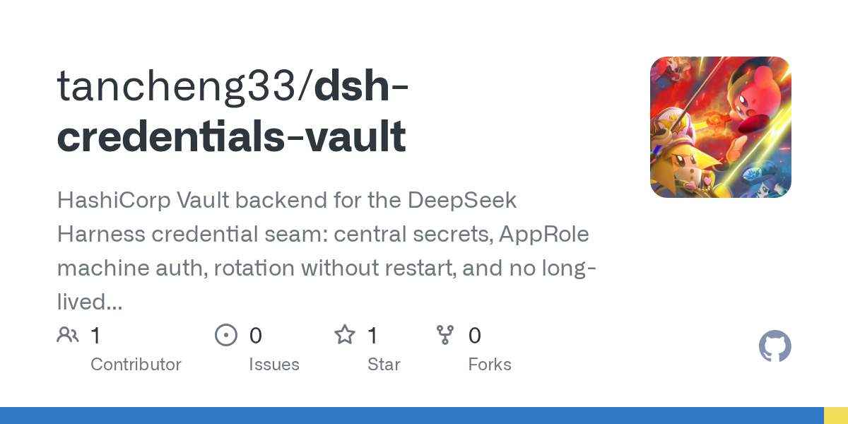 tancheng33/dsh-credentials-vault Screenshot preview