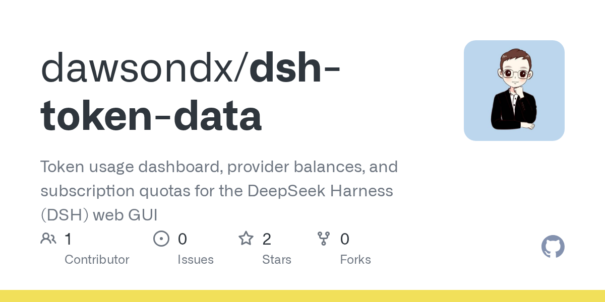 dawsondx/dsh-token-data Screenshot preview