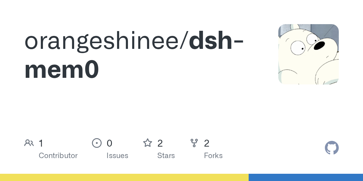 orangeshinee/dsh-mem0 Screenshot preview